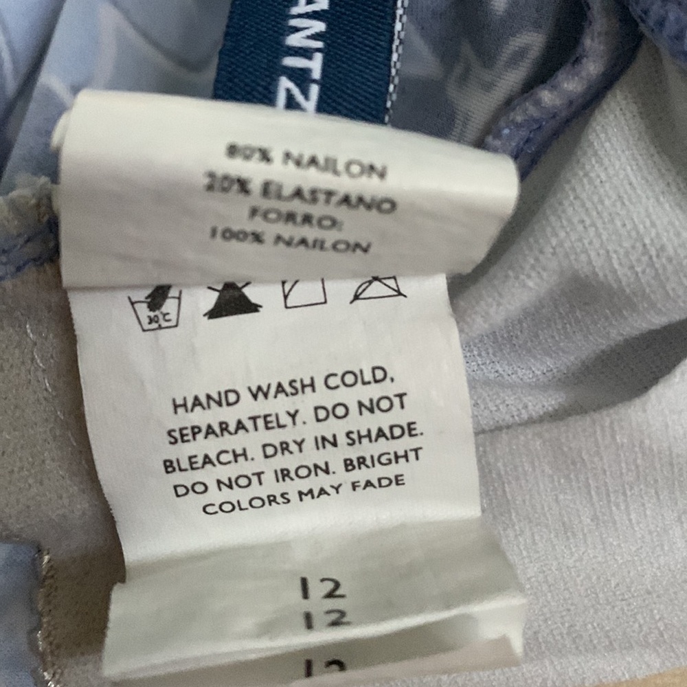 JANTZEN Blue Floral Tankini Top🛍🥳Host Pick🥳🛍 - Picture 8 of 8